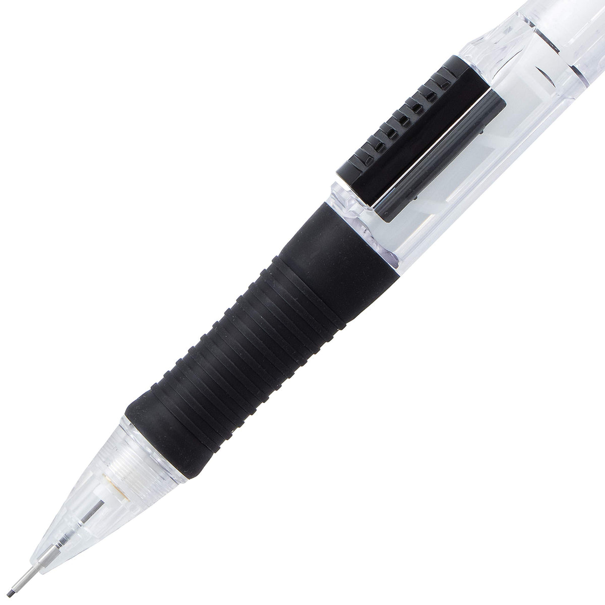 Pentel QUICK CLICK Mechanical Pencil (0.5mm), Black Barrel, Box of 12 (PD215A)