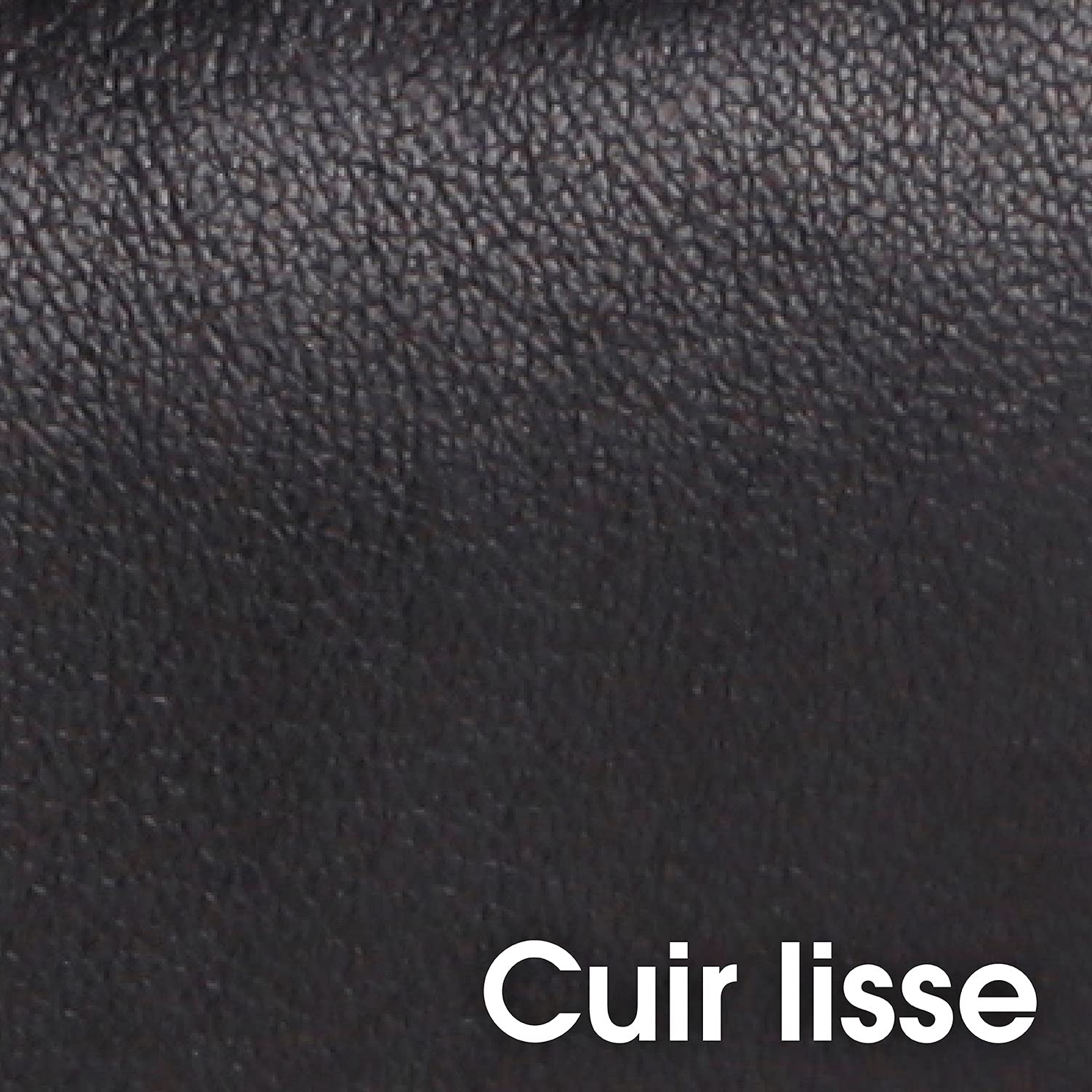 Clairefontaine Cuir Naturel Pencil Cases, Black, 13 centimeters, Small Flat