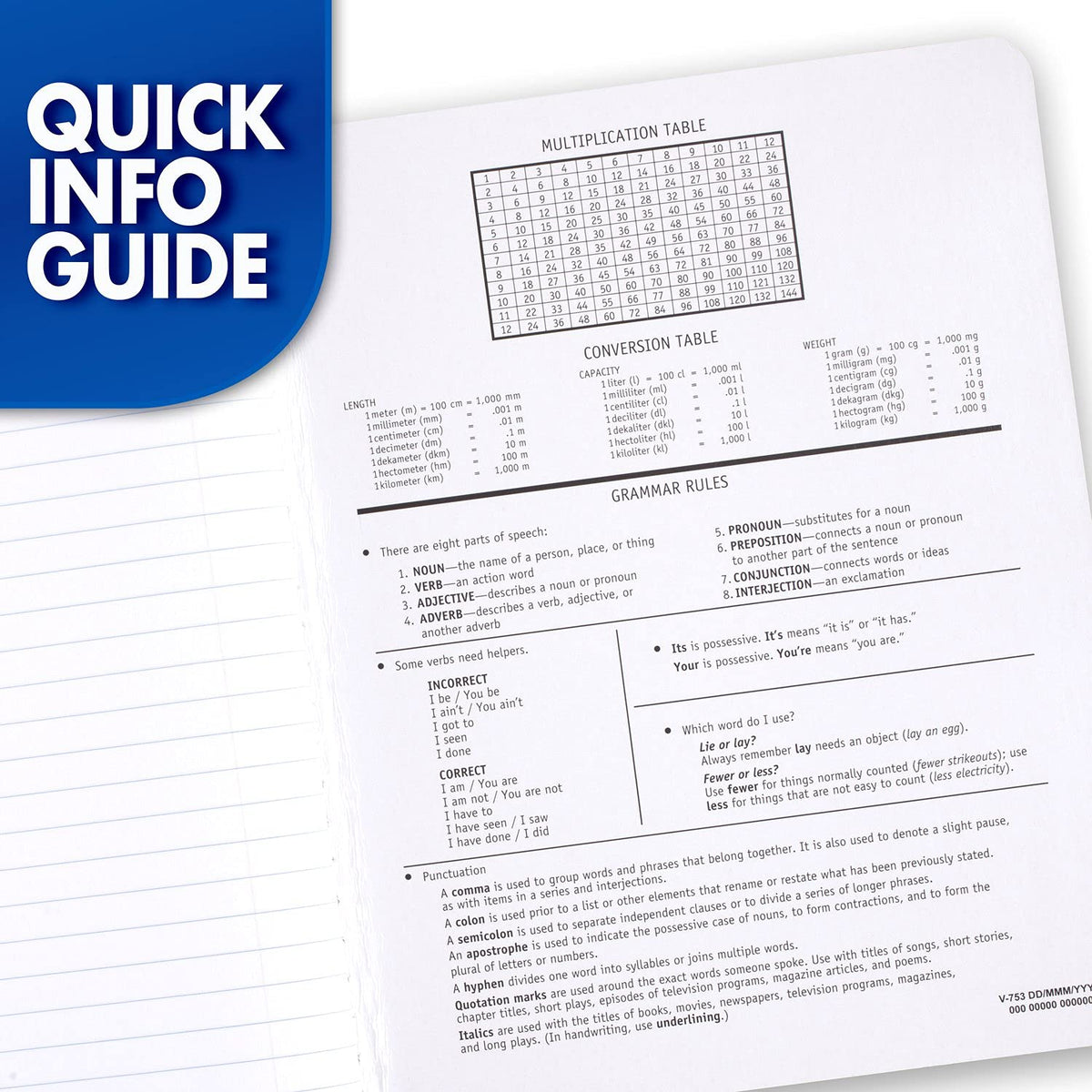 Mead Composition Notebook, 3 Pack, College Ruled Paper, 7-1/2" x 9-3/4", 100 Sheets per Comp Book
