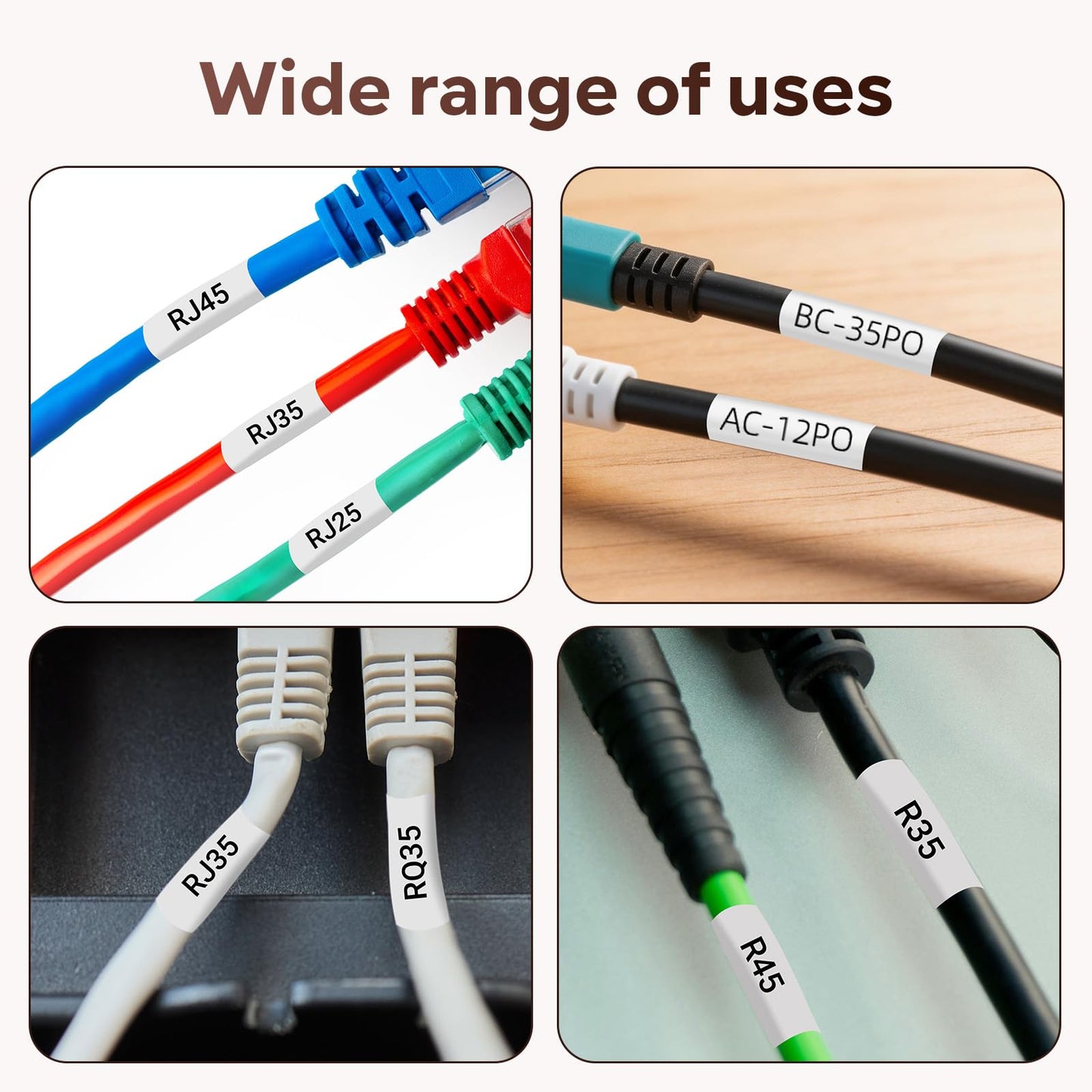 18053 Heat Shrink Tube Labels Replacement for DYMO Rhino A18053