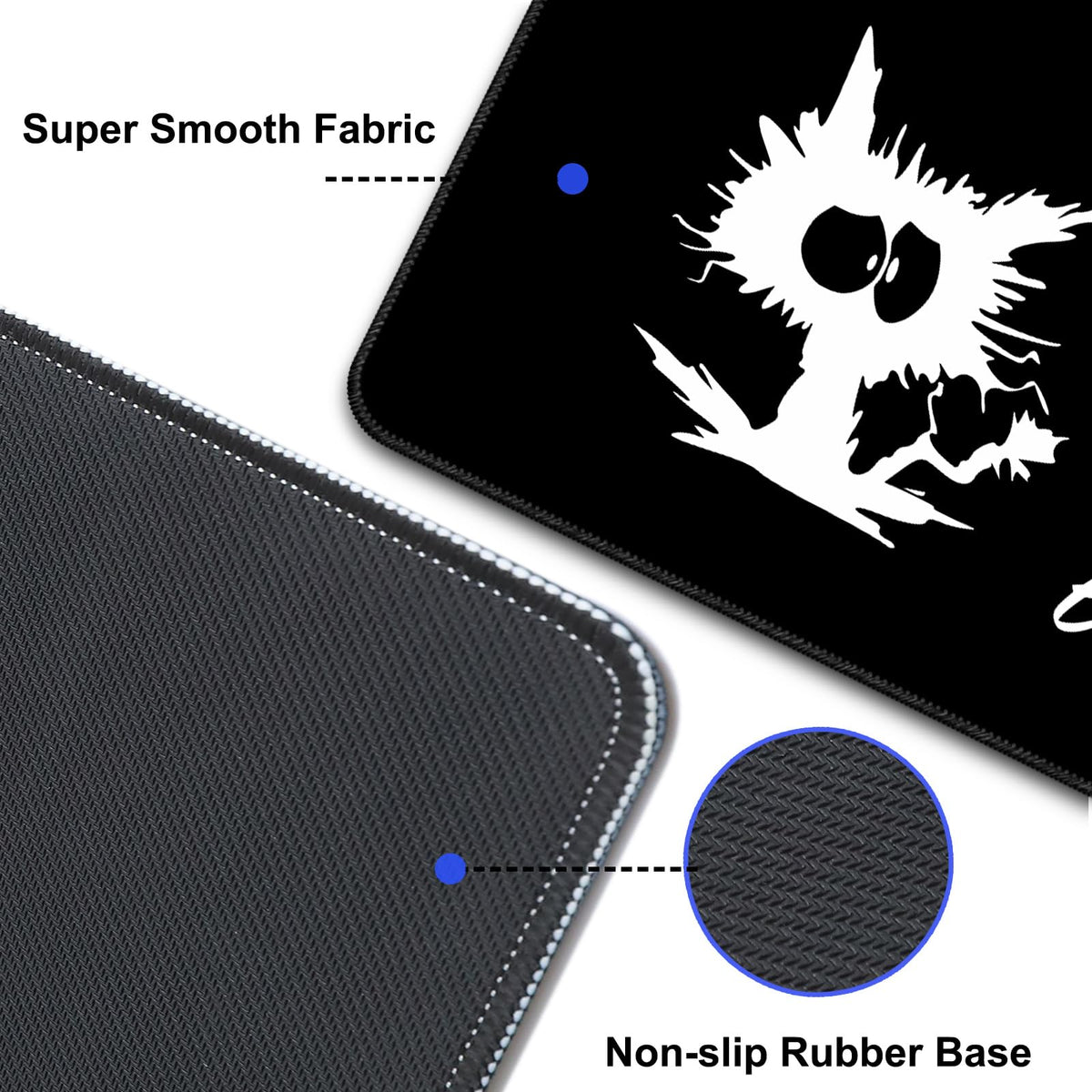 Wiabsi Desk Mat Pad,Large XXL Extended Mouse Pad Mat for Desktop Keyboard