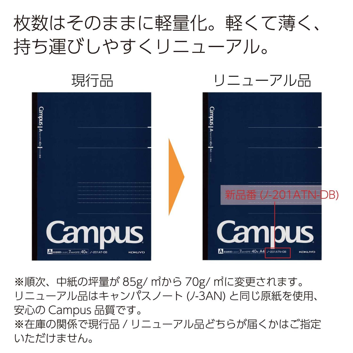 KOKUYO A4 Composition Notebooks, Campus Comp Book with Dot 7mm Ruled