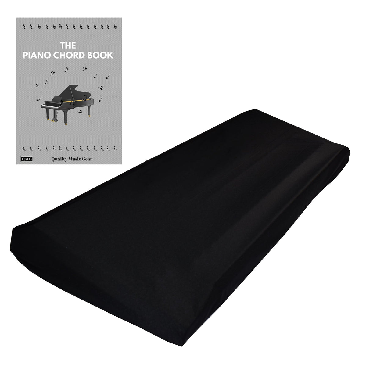 QMG Stretchable Keyboard Dust Cover for 61 & 76 Key-keyboard: Best for all Digital Pianos &