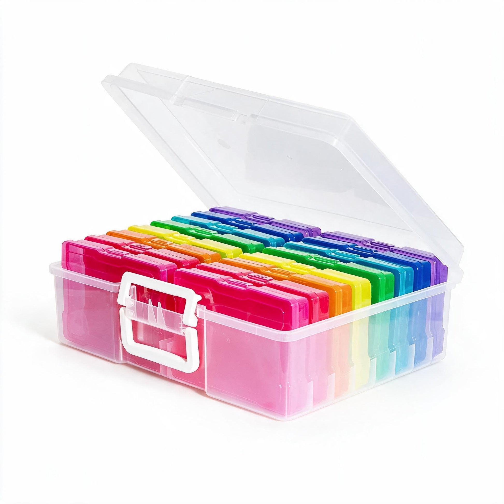 novelinks Photo Storage Boxes with Handle, Photo Organizers and Storage