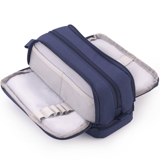 CICIMELON Large Capacity Pen Pencil Case with 4 Compartments, Multi-Slot Pencil Pouch Bag Aesthetic