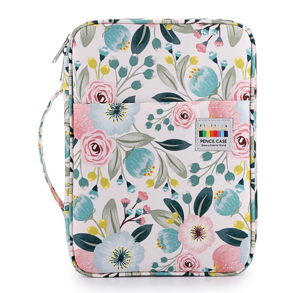 BTSKY Portable Colored Pencil Case - Holds 166 Pencils or 112 Gel Pens