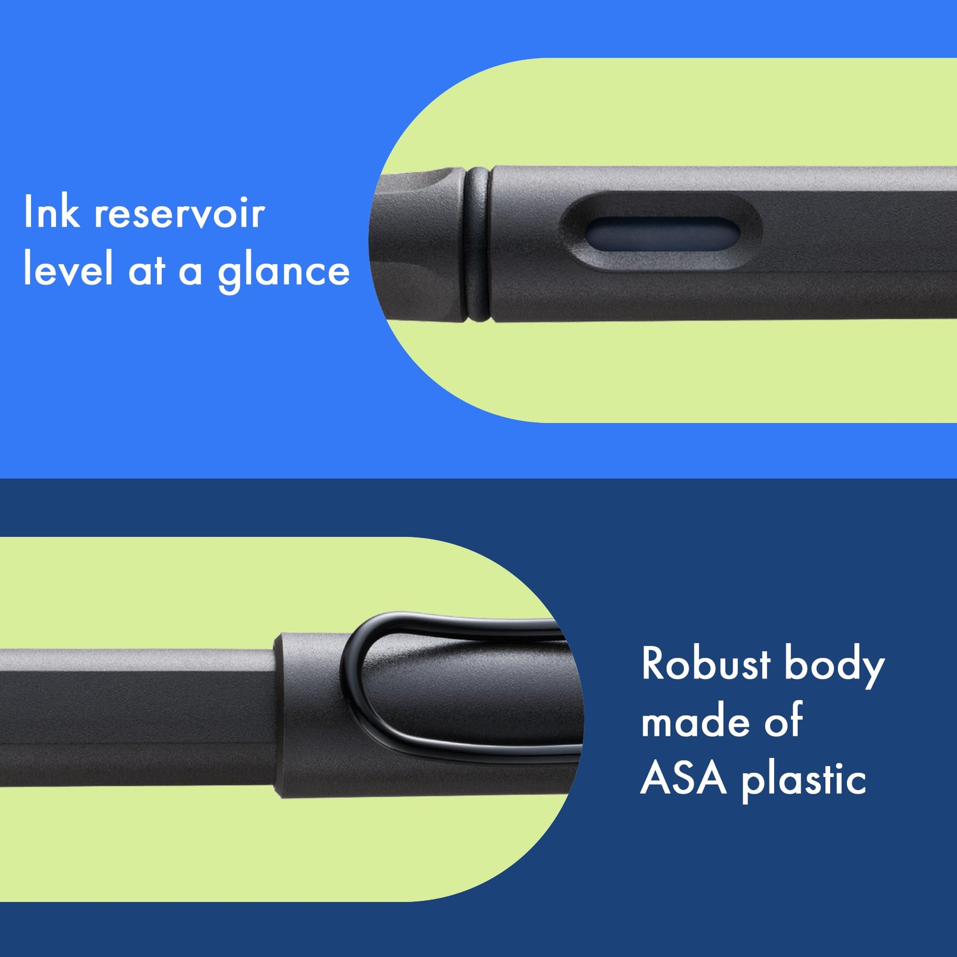 LAMY safari umbra - Fountain Pen with ergonomic grip & polished Left-Handed steel nib (LH) in size