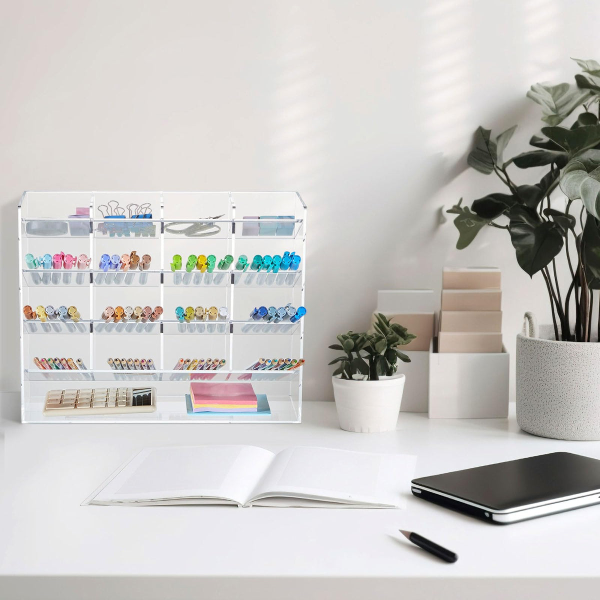 MotiMind Acrylic Pen and Marker Organizer for 200 Markers