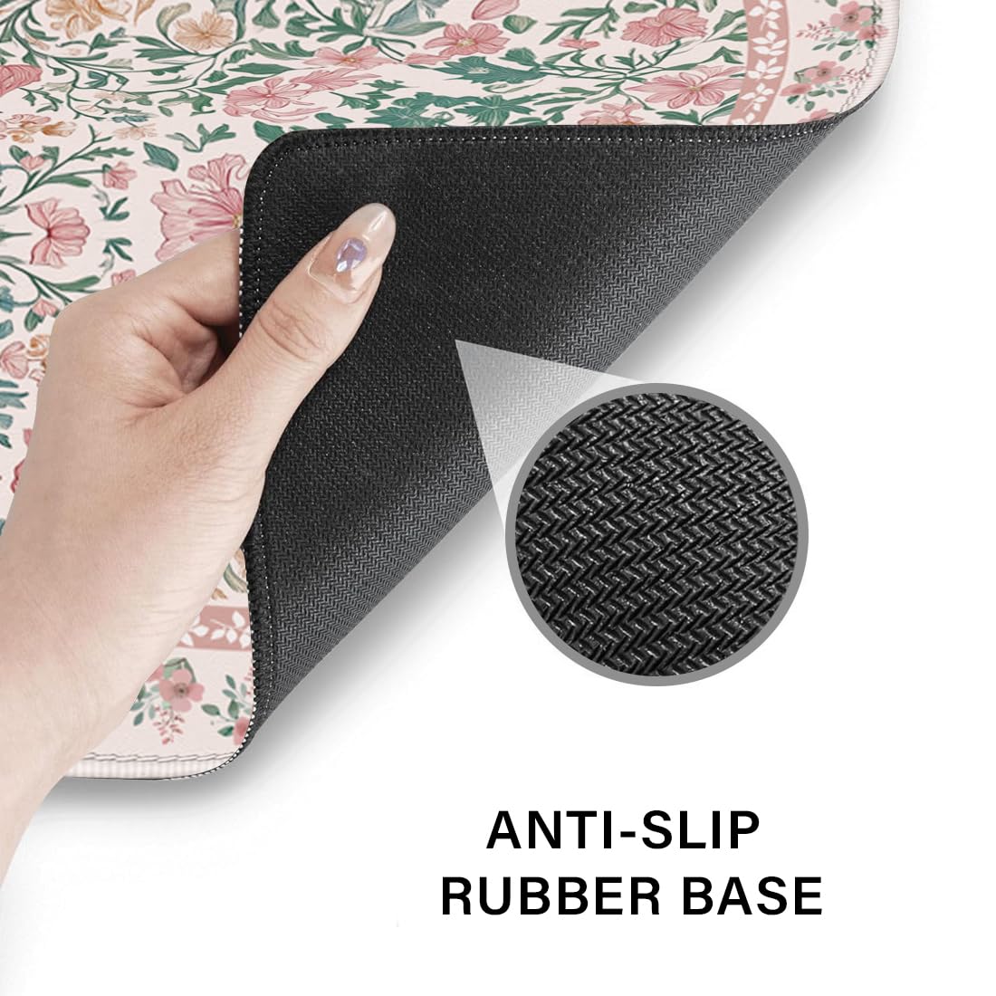 Desk Pad and Keyboard Wrist Rest, Large Mouse Pad + Keyboard Pad+Mouse Wrist Support, Non-Slip Desk