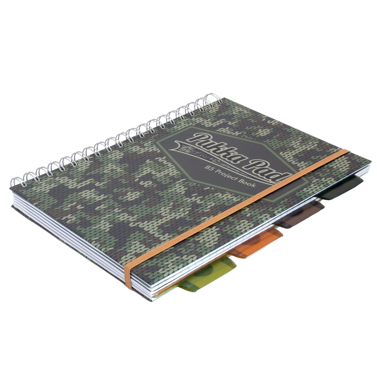 Pukka Pad 5 Subject Spiral Notebook 3-Pack - 200 Pages, 100 Sheets of 80GSM Paper with