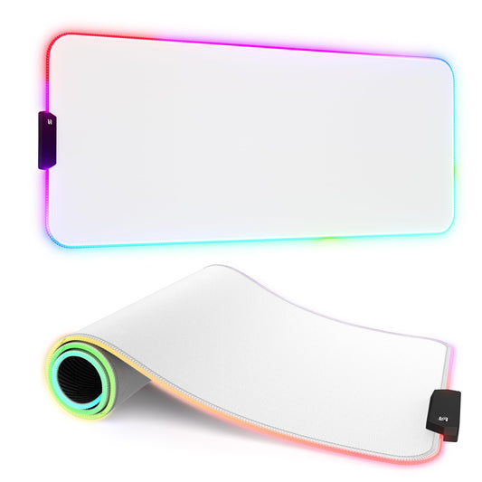 ITNRSIIET RGB Gaming Mouse Pad, Full Desk XL Extended Large Gaming Mousepad, 12 Lighting Modes 30%