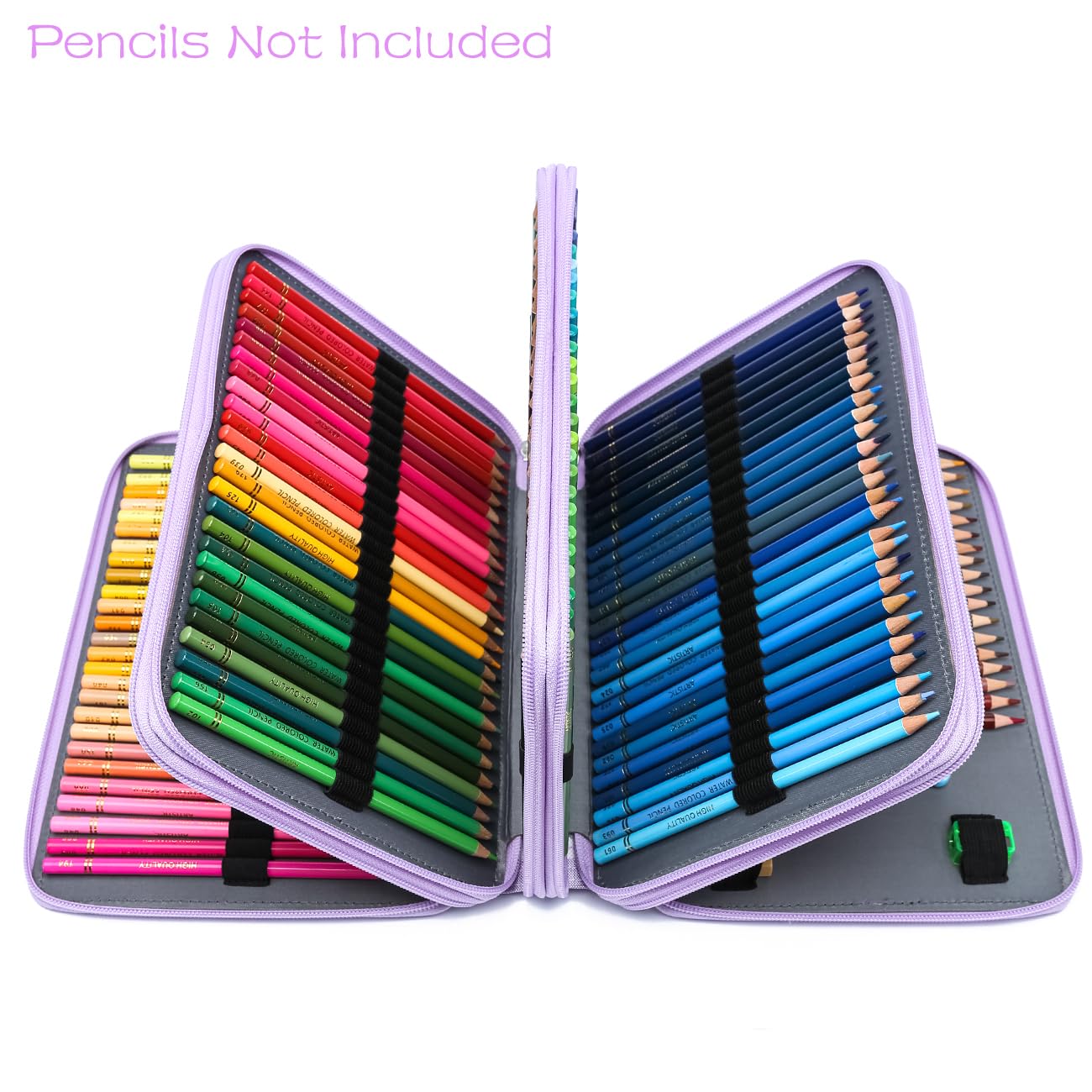 YOUNGCOL 200 Slots Colored Pencil Case Holder Large Capacity Color pencil organizer Storage