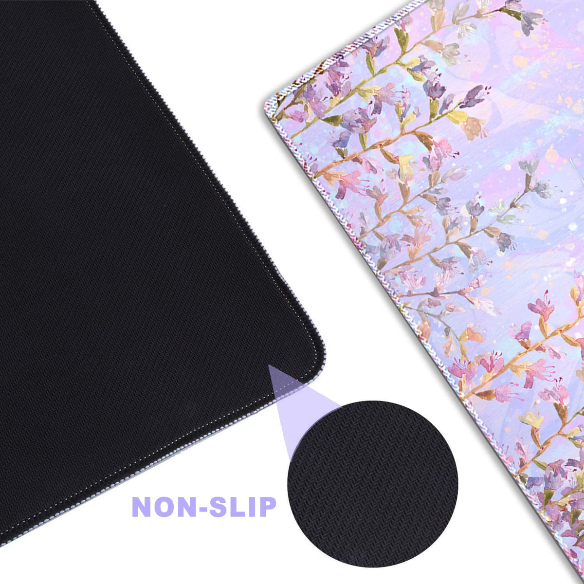 ARTSO Large Gaming Mouse Pad with Stitched Edges, XXL Extended Keyboard Mat Long Mousepad Desk