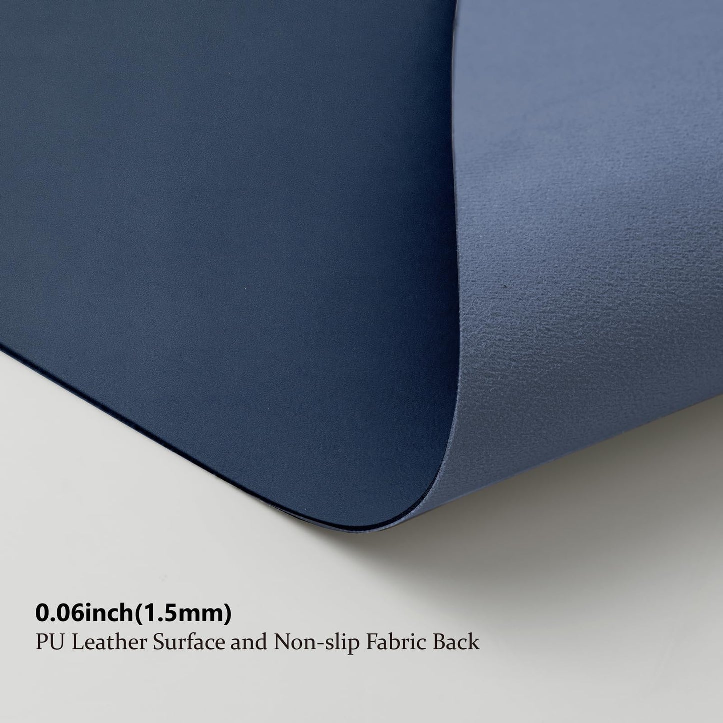 Large Desk Mat - 47.2"x 17" Non-Slip PU Desk Pad for Office and Home - Ideal for Large Mouse Pad