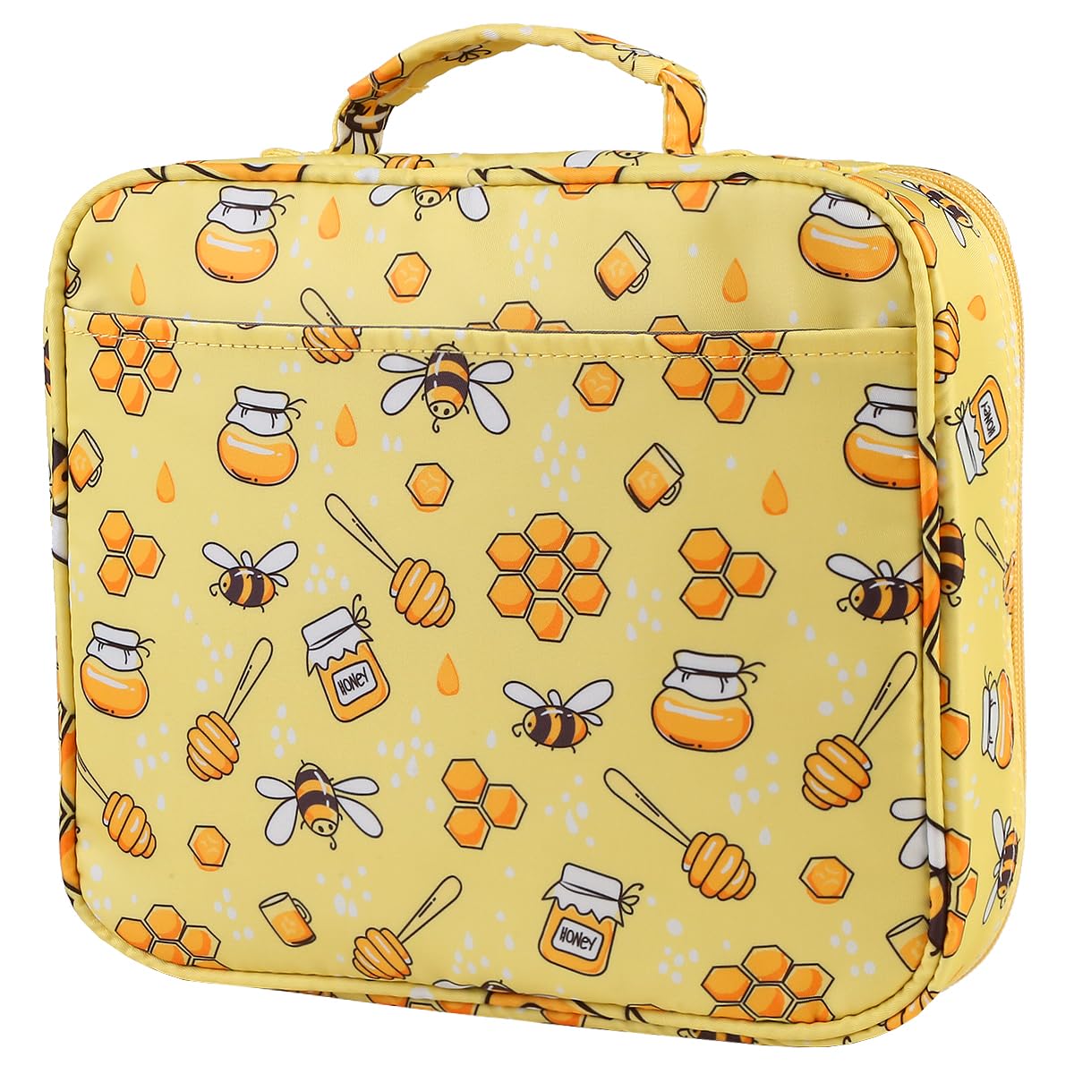 Multi-Functional Zipper Pencil ipad case w/Handle and Zippered Pocket