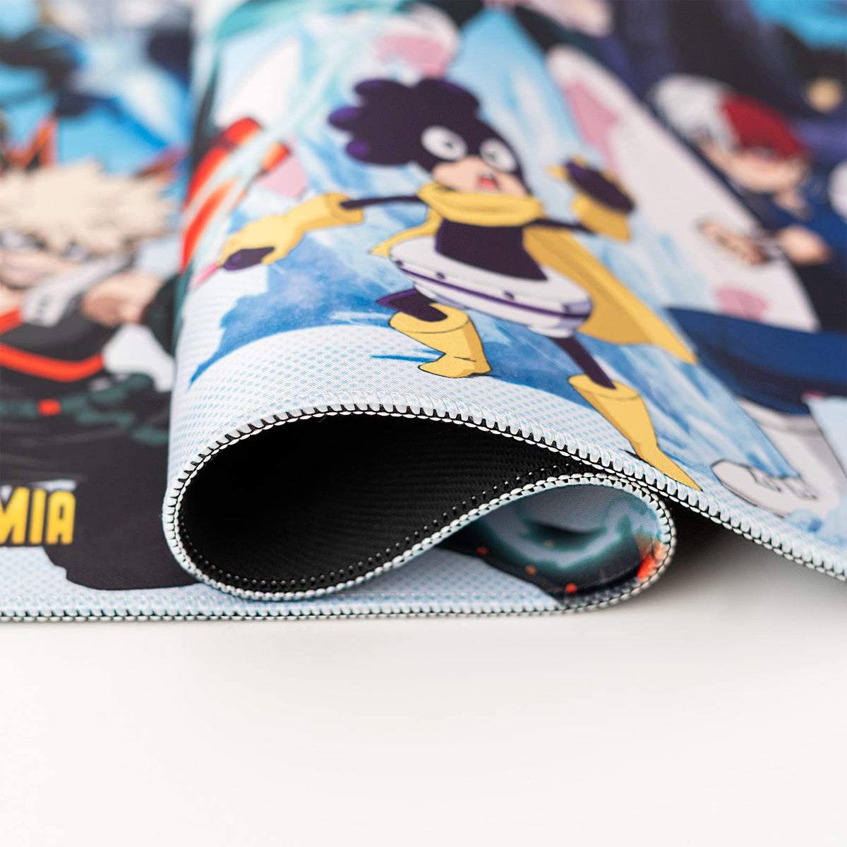 Erik Official My Hero Academia XXL Mouse Mat - Desk Pad - 31.5" x 13.78" Non-Slip Rubber Base Mouse