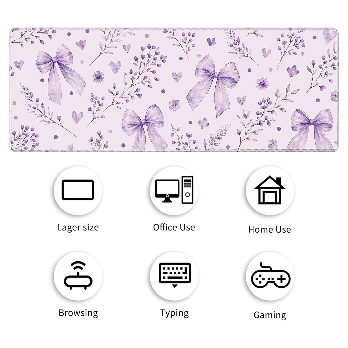 Desk Mat Large Gaming Mouse Pad + Coaster