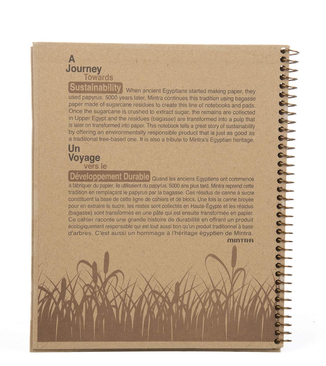 Mintra 100% Recycled Notebooks (Letter Size (8.5in x 11in), Plain Cover 3pk)