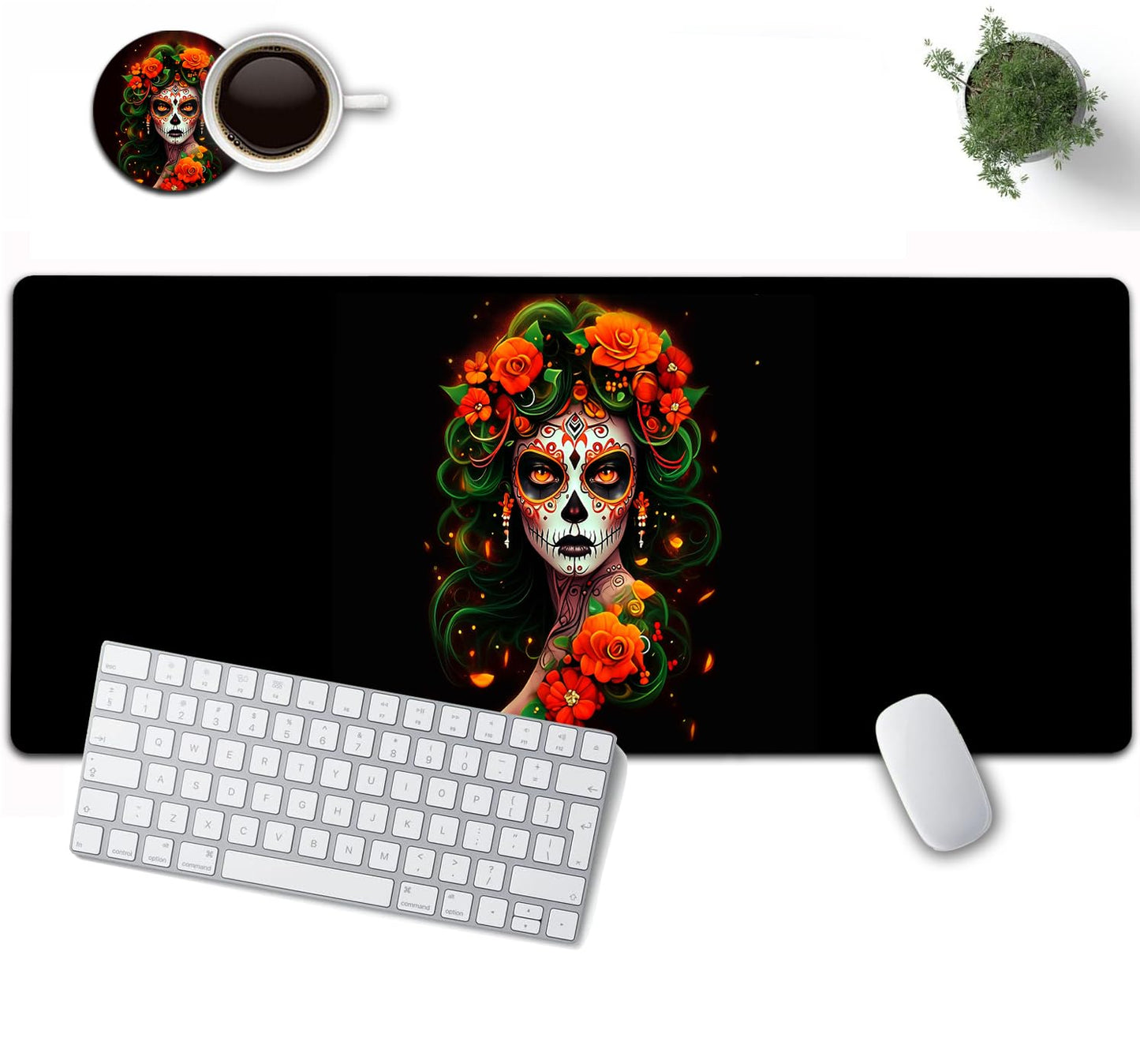 Large Mouse Pad, 31.5 x 11.8in Extended Gaming Mouse Pad with Stitched Edges, XXL Mousepad