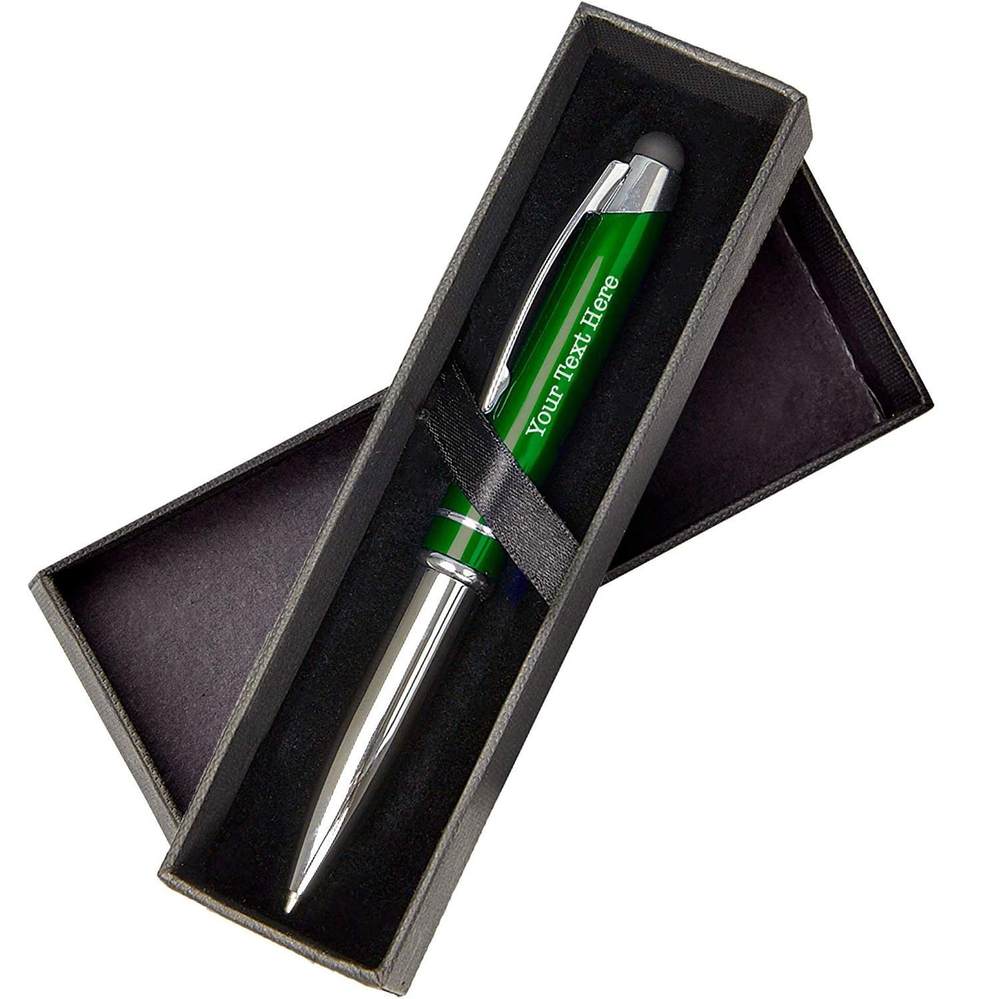 Personalized Pen, 3-in-1 Ballpoint Pen, Touch Screen Pen Stylus, & Flashlight- Customized for Men