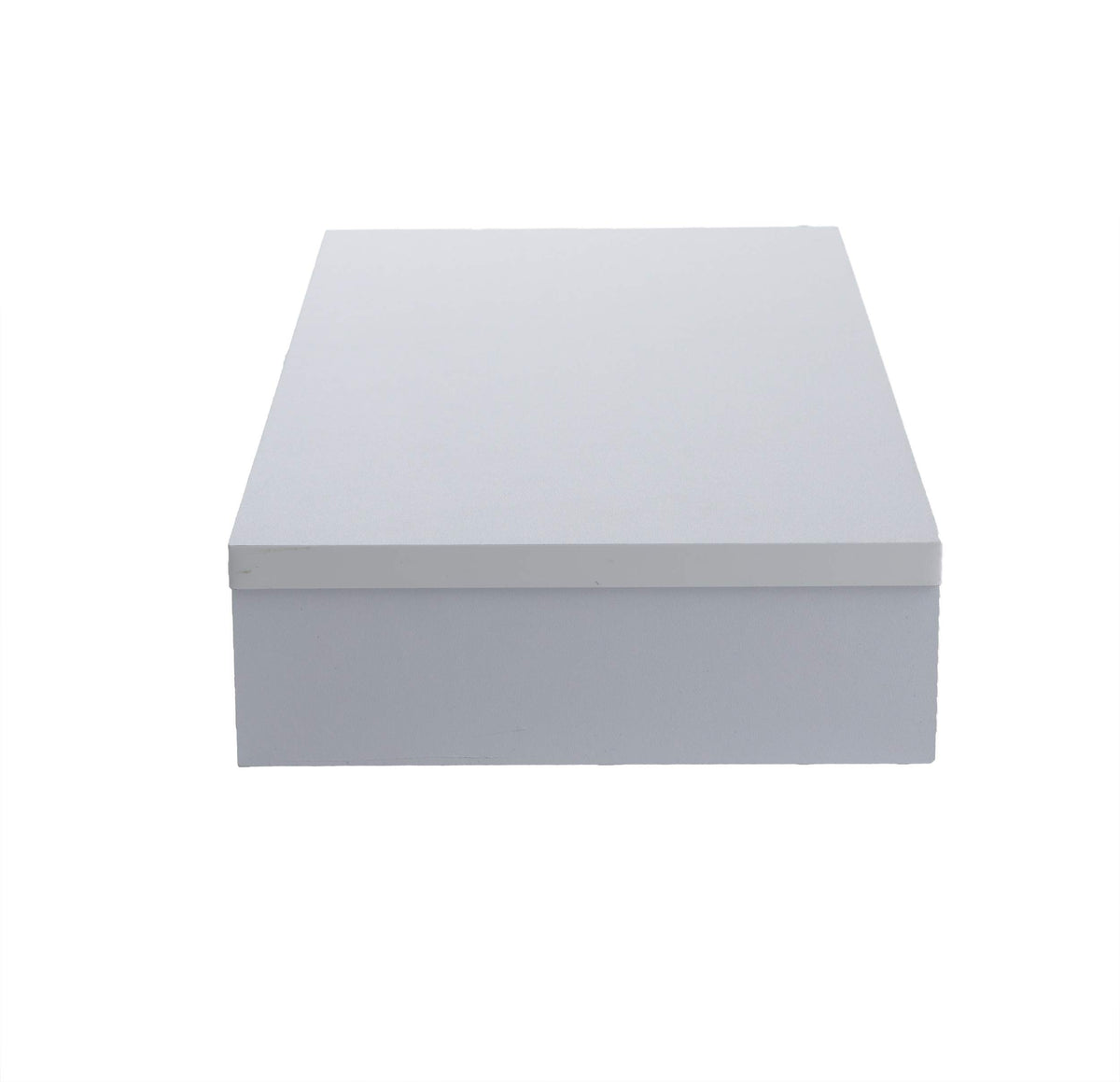 Mind Reader Woodland Collection, Monitor Stand, 33 lb. Capacity, Desktop Organizer, White