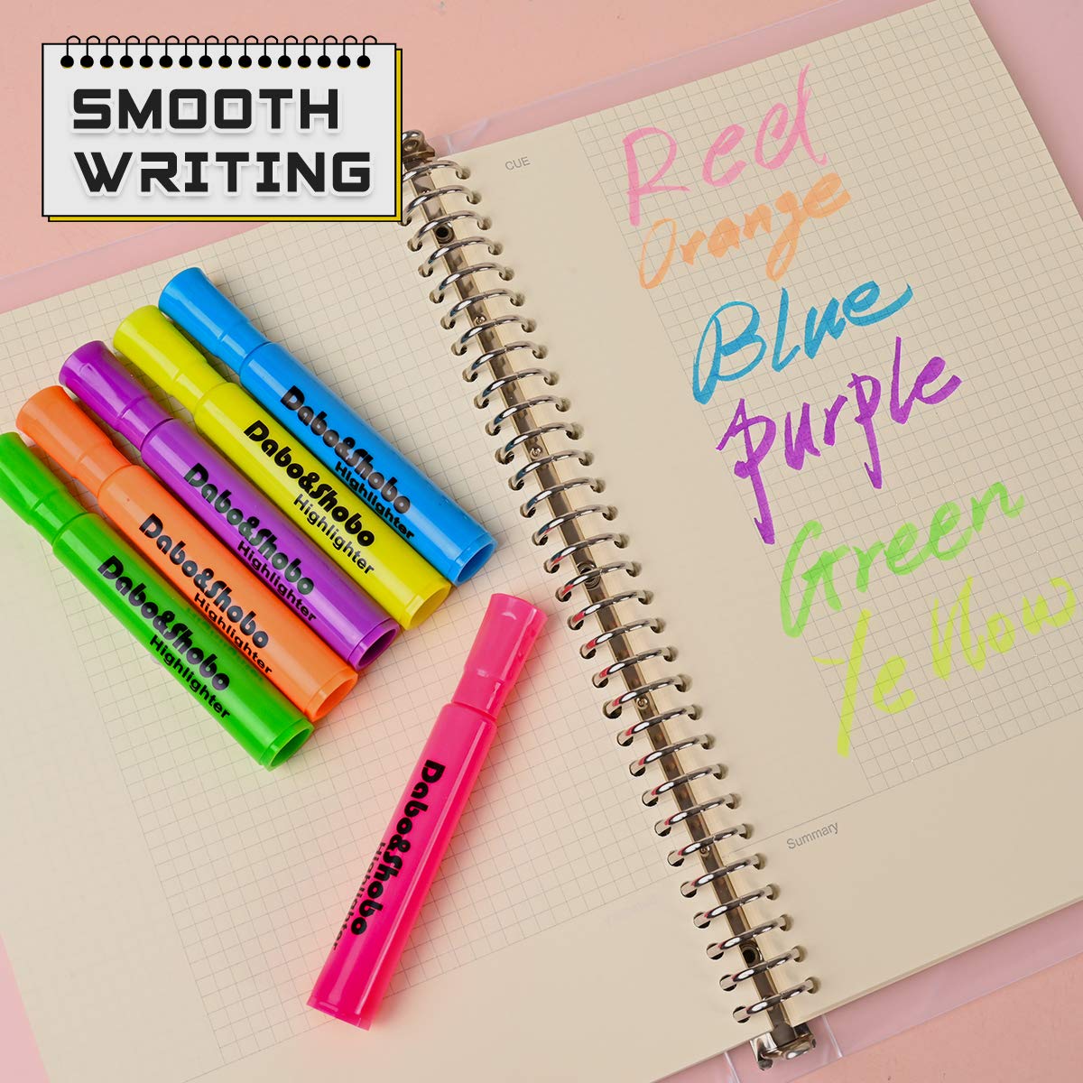 Dabo & Shobo Highlighters Set of 48,Colored Markers And Beautiful Combination Set Liquid Ink Fast