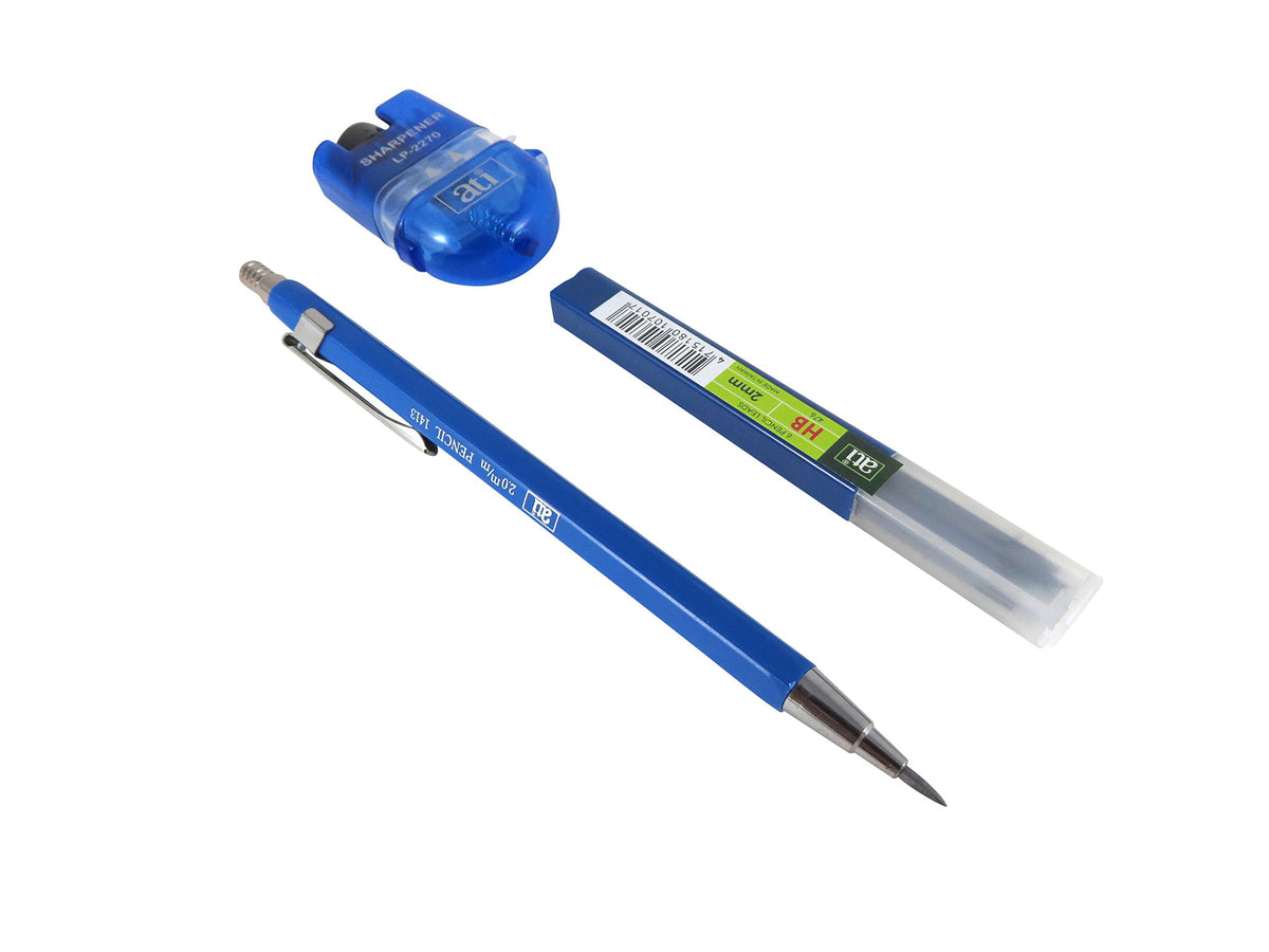 Taytools Bundle Pair 2 each 504021 2.0 mm Mechanical Pencils with 12 each HB Leads and