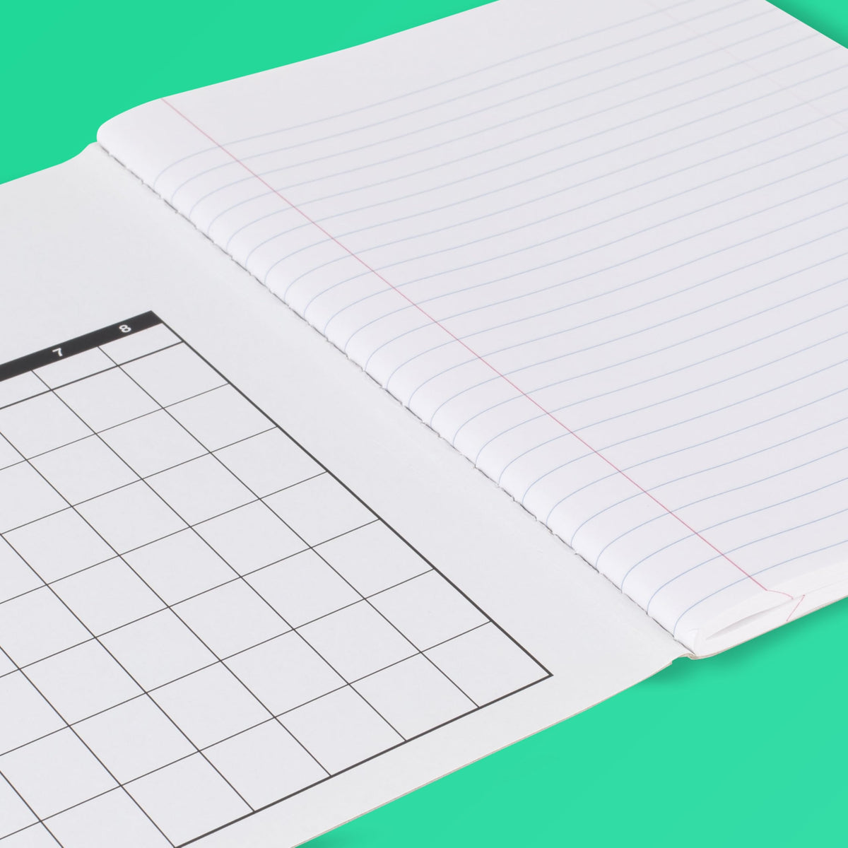 Mead Composition Notebook, Wide Ruled 7.5" x 9.75" Paper, 100 Sheets, Assorted Pastel Colors, 6