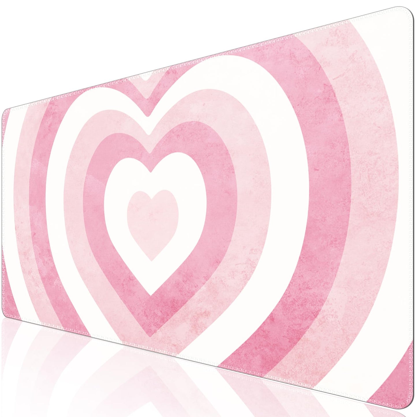 iLeadon Pink Desk Mat, Big Mouse Pad, XXL Extended Gaming Mouse Pad