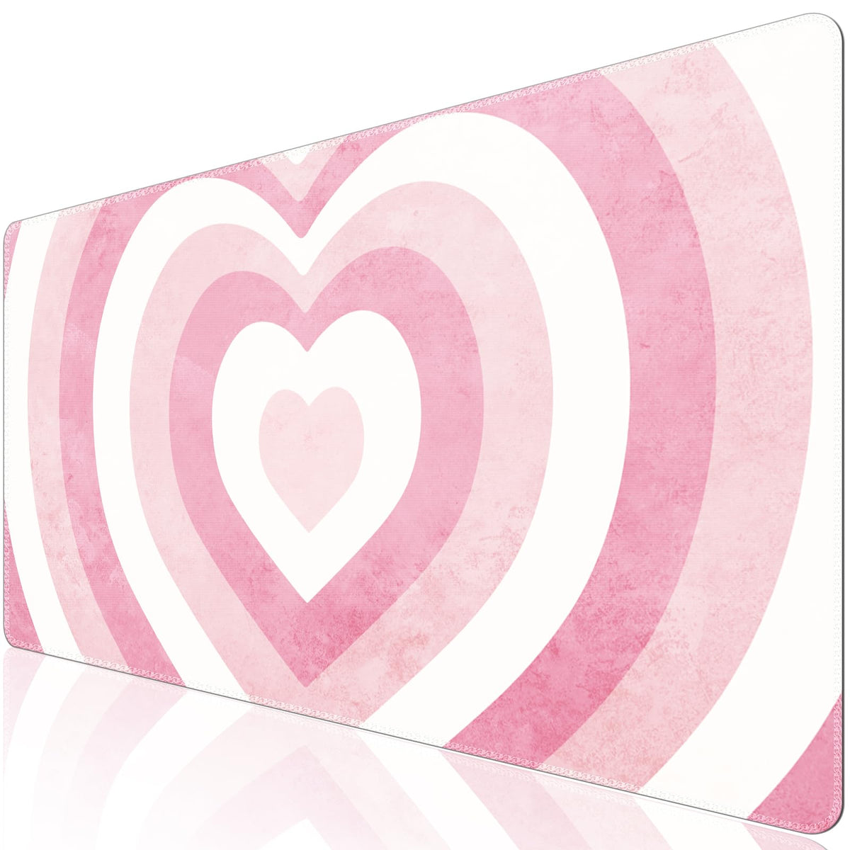 iLeadon Pink Desk Mat, Big Mouse Pad, XXL Extended Gaming Mouse Pad