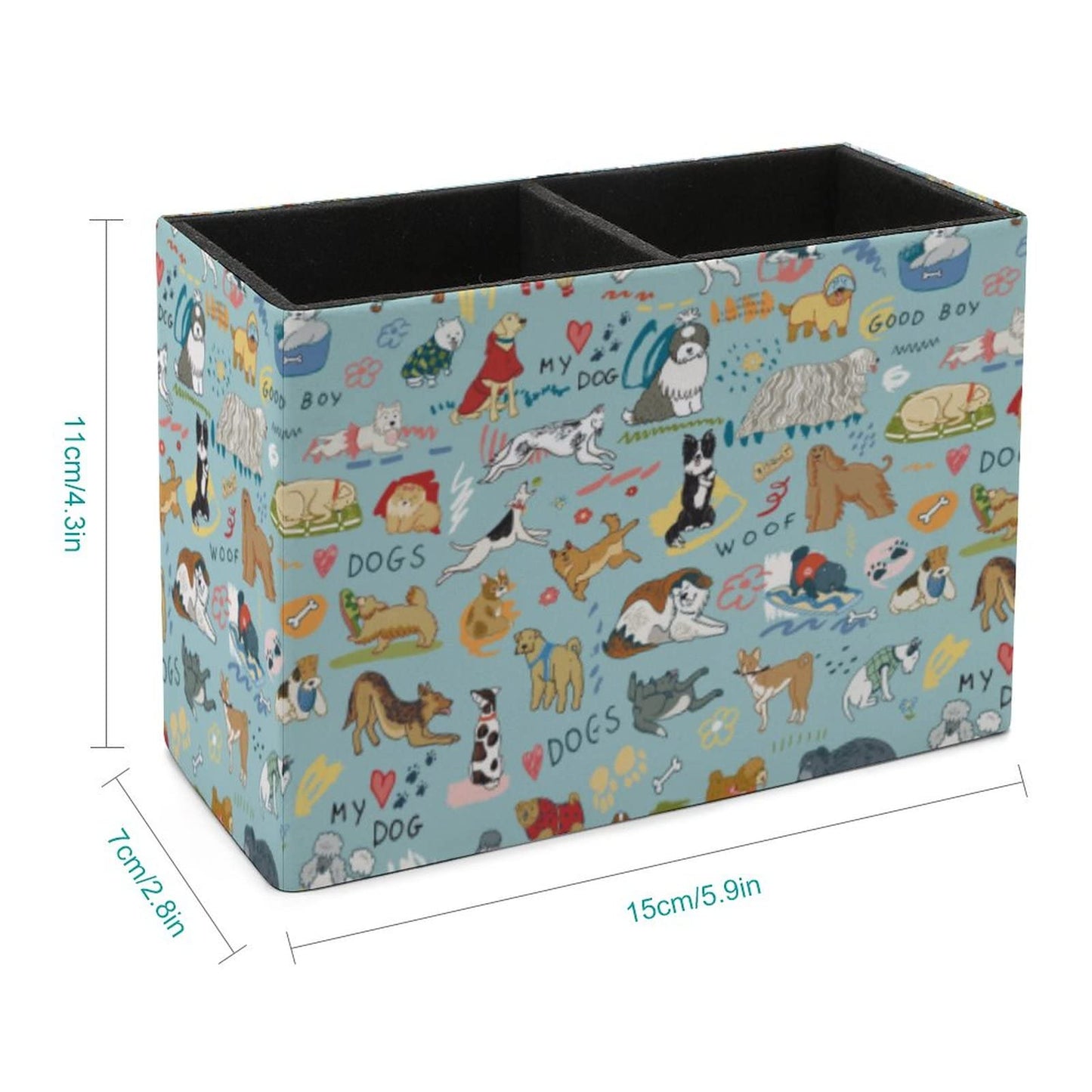 Niapessel Pencil Holder for Desk, Dogs Funny Pets Animal Pen Holder Storage Desktop Pen Organizer