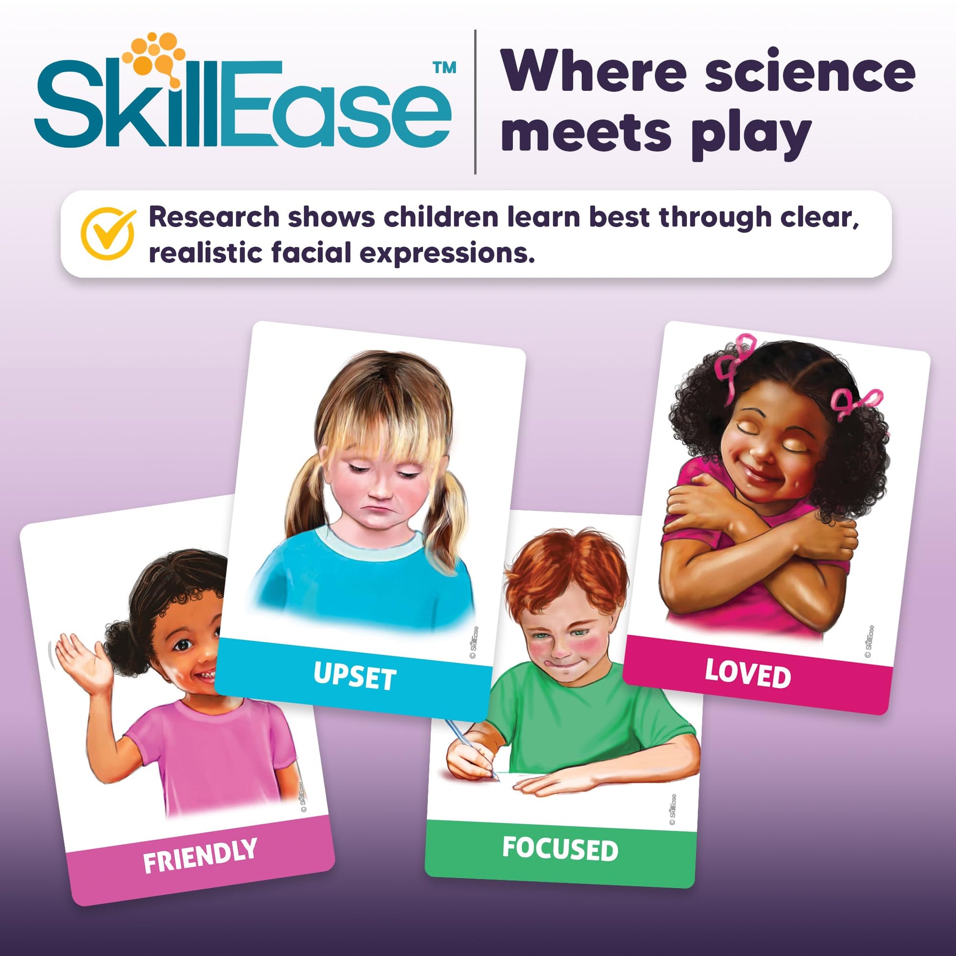 SkillEase Exploding Emotions Flashcards and Game: 2 in 1, Hilarious Family Fun, Social Emotional