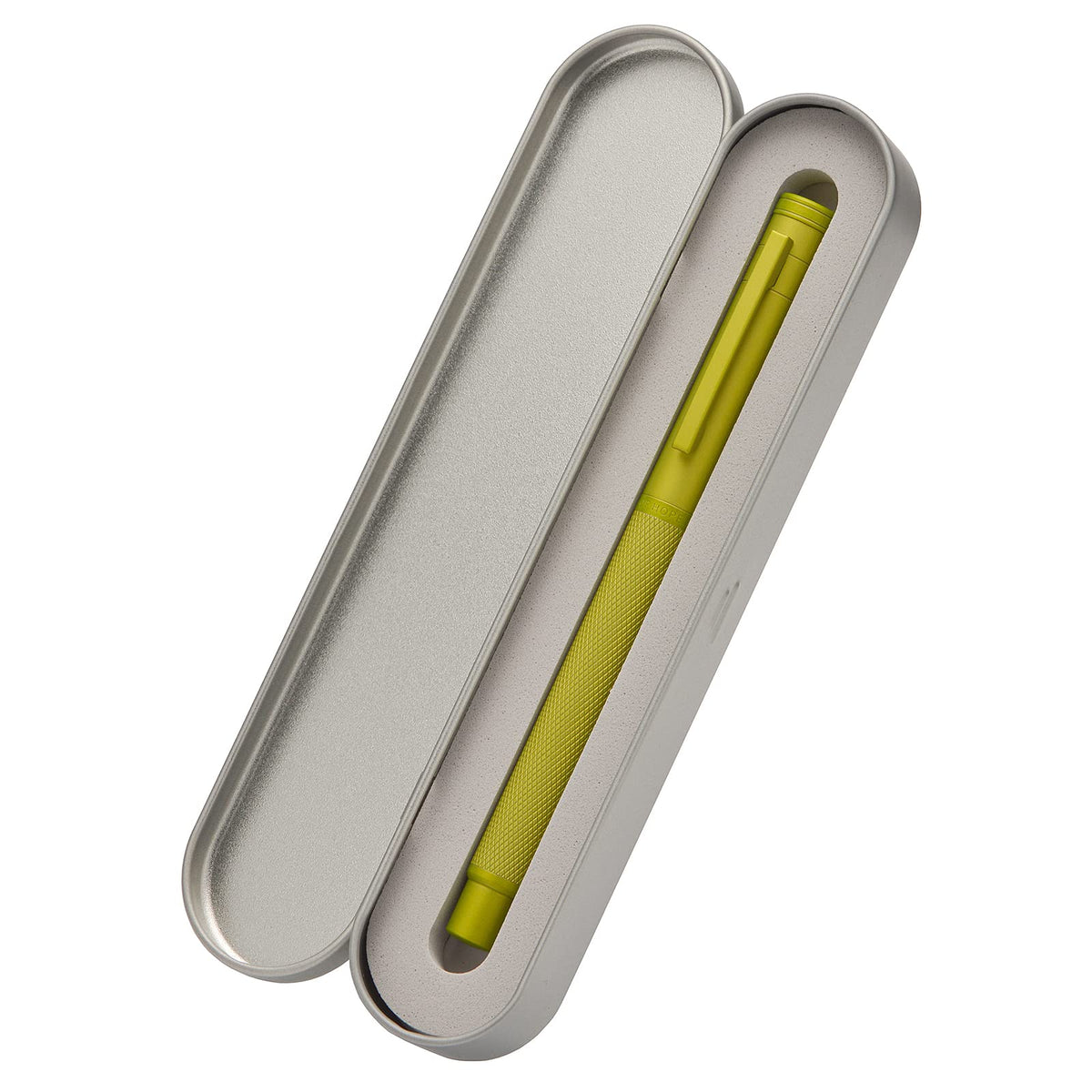 Asvine Mustard Yellow Forest Fountain Pen Extra Fine Nib, Classic Design with Converter and Metal
