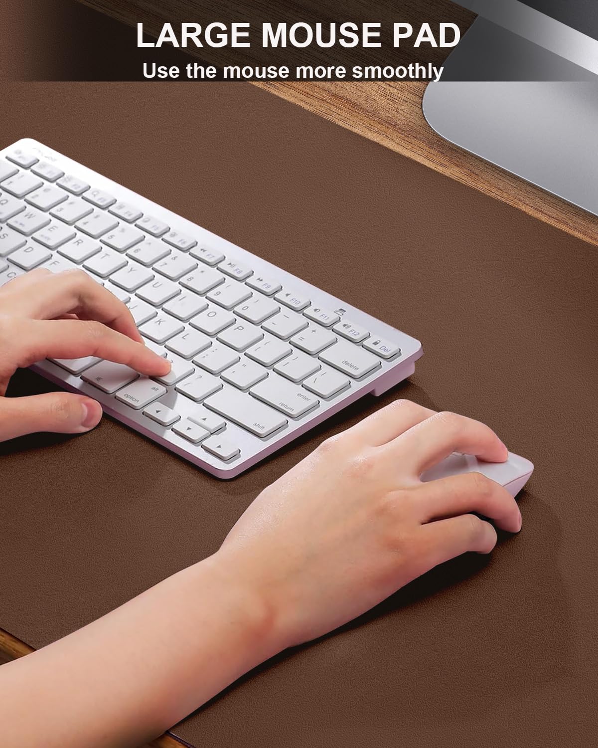 Non-Slip Desk mat,PULeather Desk Pad Protector, Office Desk Mat, Large Mouse Pad,Desk Blotter