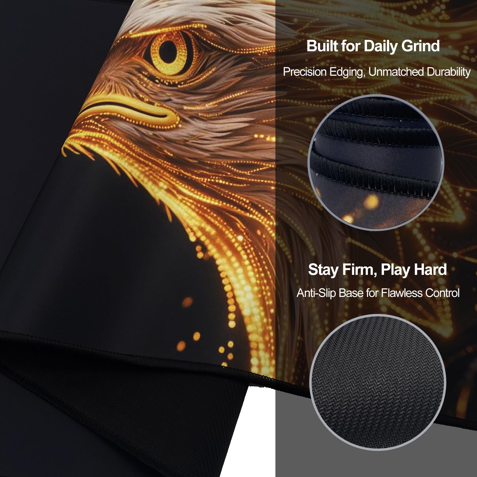 Cmhoo XXL Gaming Mouse Pad 35.4x15.7 Professional Large Mouse Pad & Computer Game Mouse Mat-90x40