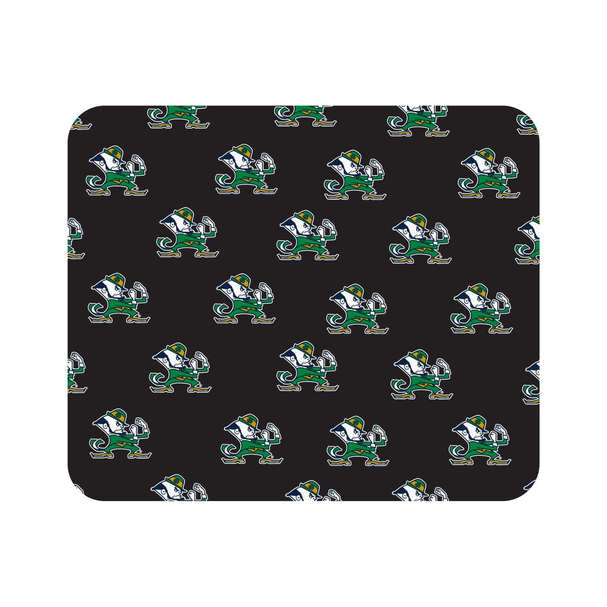 Mouse Pad, Fabric, University of Notre Dame Standard/Mascot