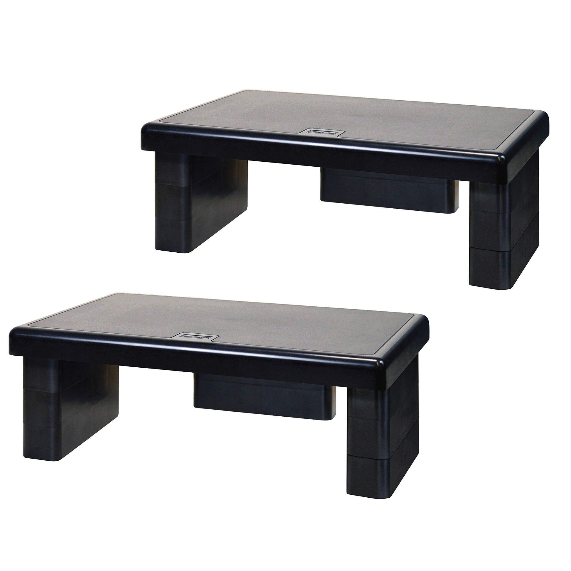 DAC STAX Computer Monitor Riser, Ultra-Sturdy Adjustable Desktop Monitor Stand, Supports up to 66