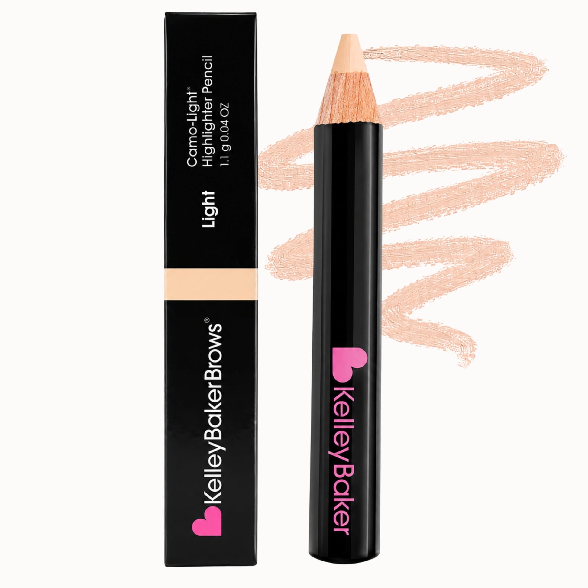 Kelley Baker Brows Camo Highlighter Pencil, Light
