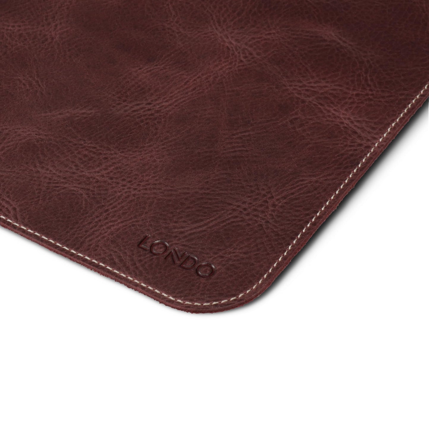 Londo Top Grain Leather Extended Mouse Pad – Large Desk Mat for Office & Gaming, Smooth Writing