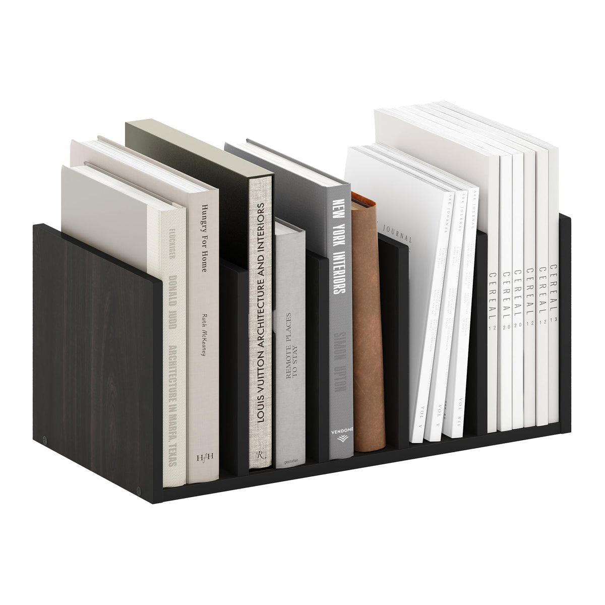 Furinno HERMITE Desk File Folder Organizers, 5-Space Vertical Desktop Office Organization Racks