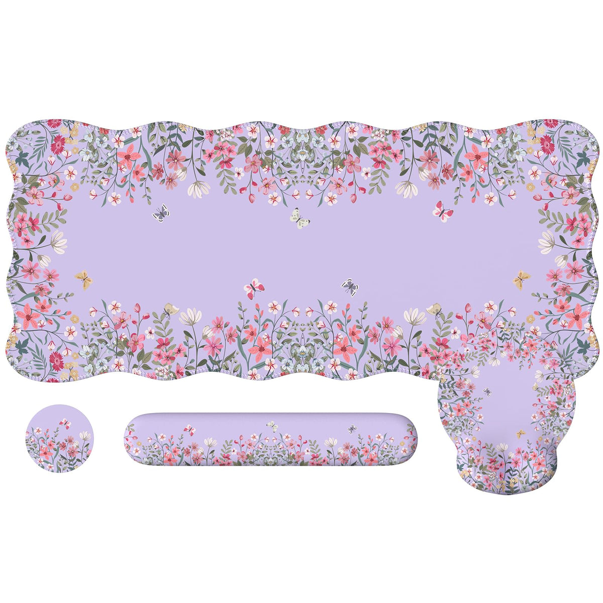 iLeadon XXL Mouse Pad with Wrist Rest, Ultra Smooth Gaming Mousepad