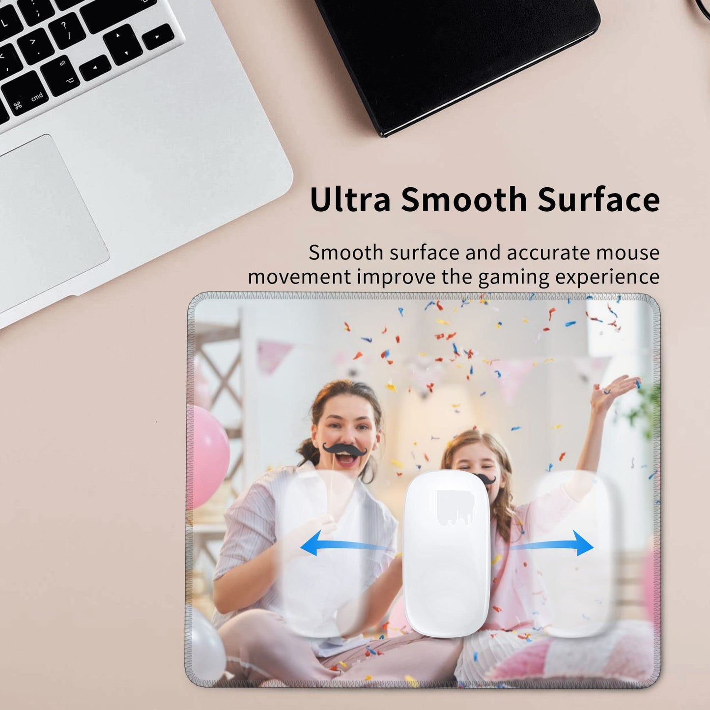 Custom Mouse Pad Personalized Photo Moues Pad with Your Image/Text for Office Gaming Computer Desk