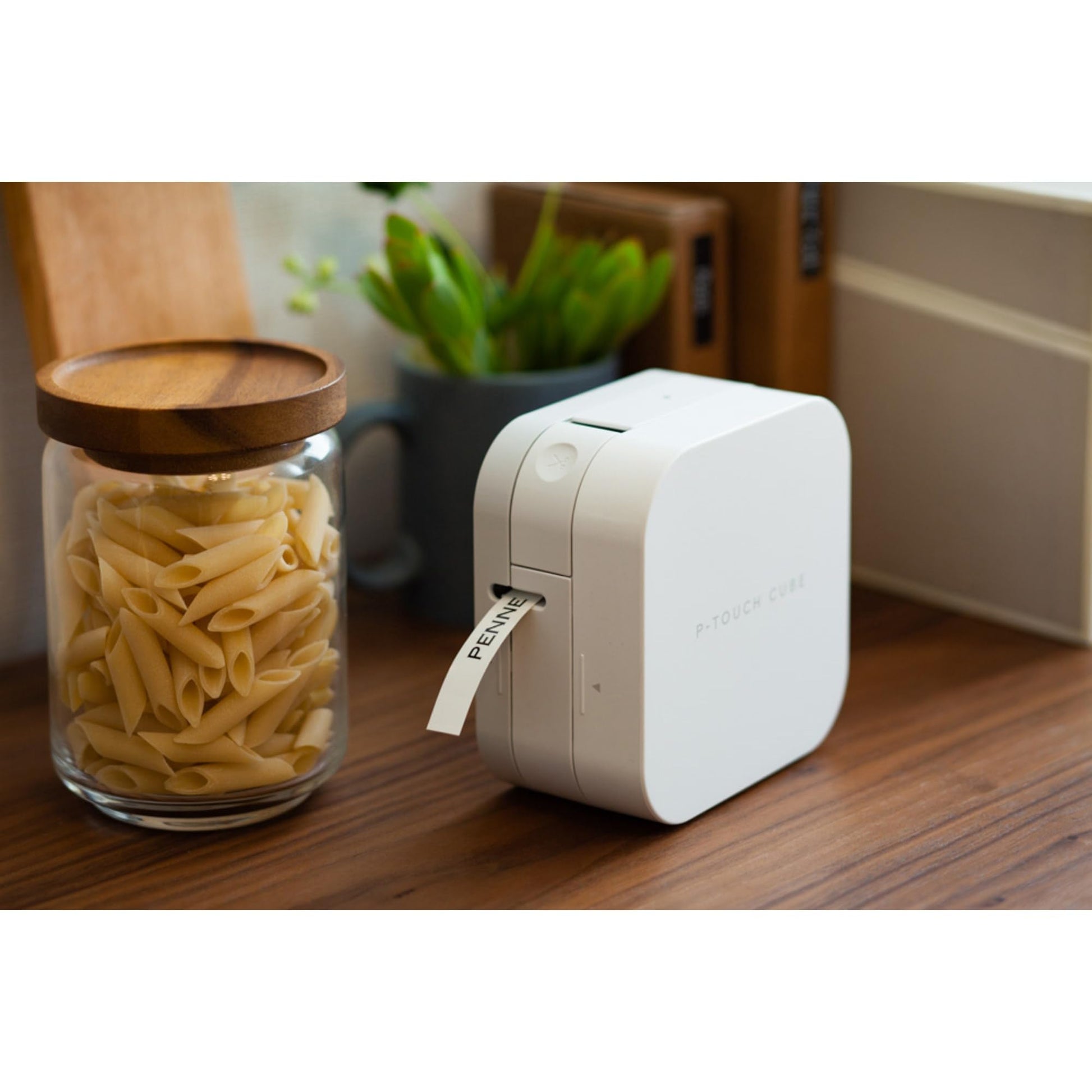 Brother P-Touch Cube Color Smartphone Label Maker, Bluetooth Wireless Technology, Multiple