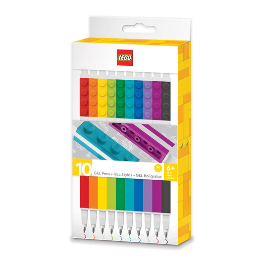 IQ LEGO Stationery 10 Pack Gel Pens (53100)