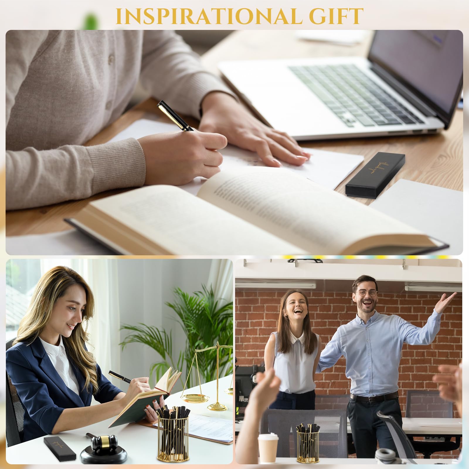 PerKoop 10 Sets Thank You Gifts, Appreciation Pens with Boxes for Men Women