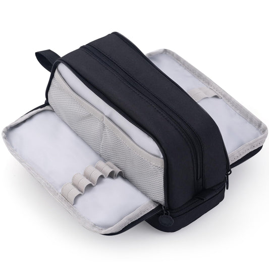 CICIMELON Large Capacity Pen Pencil Case with 4 Compartments, Multi-Slot Pencil Pouch Bag Aesthetic