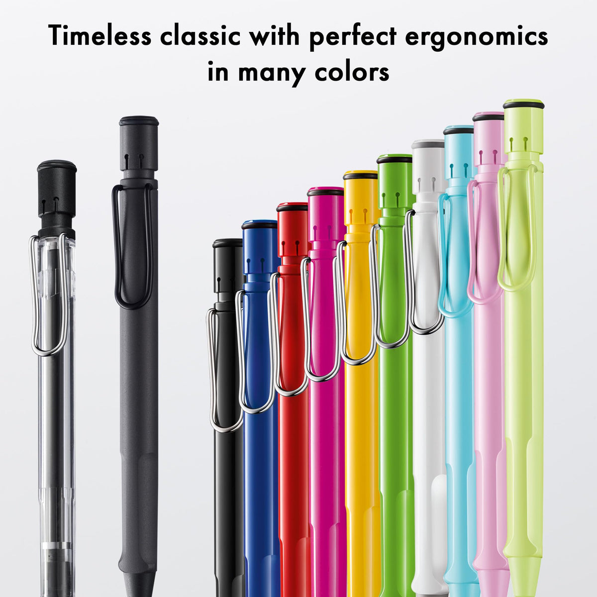 LAMY safari springgreen - Mechanical Pencil with ergonomic grip & body made of robust ASA plastic