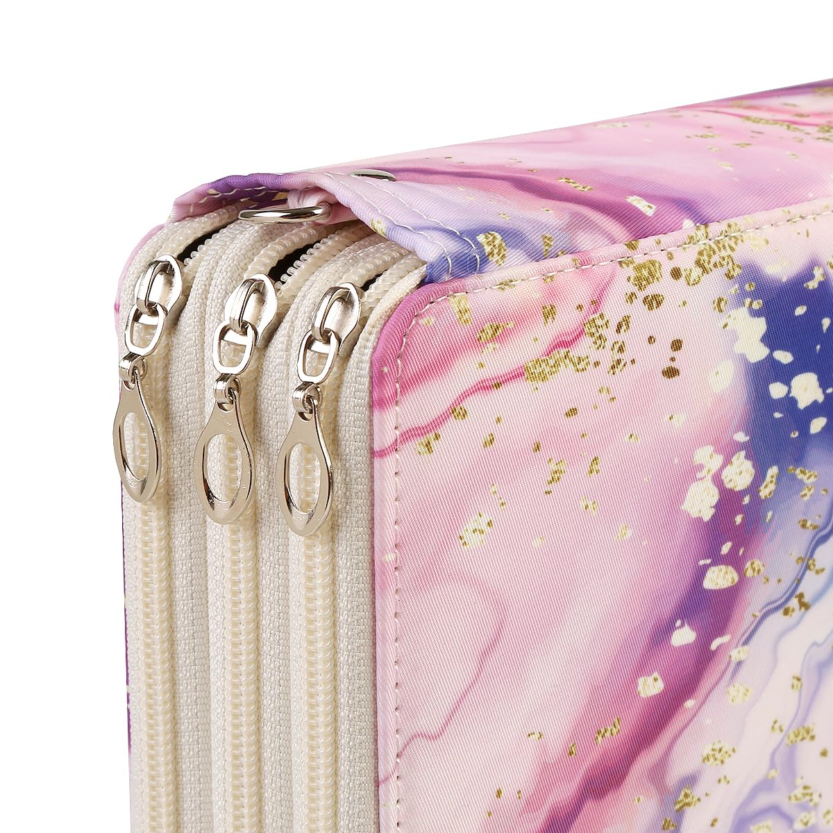 Lbxgap 120 Slots Colored Pencil Case Organizer, 3 Layer Bag