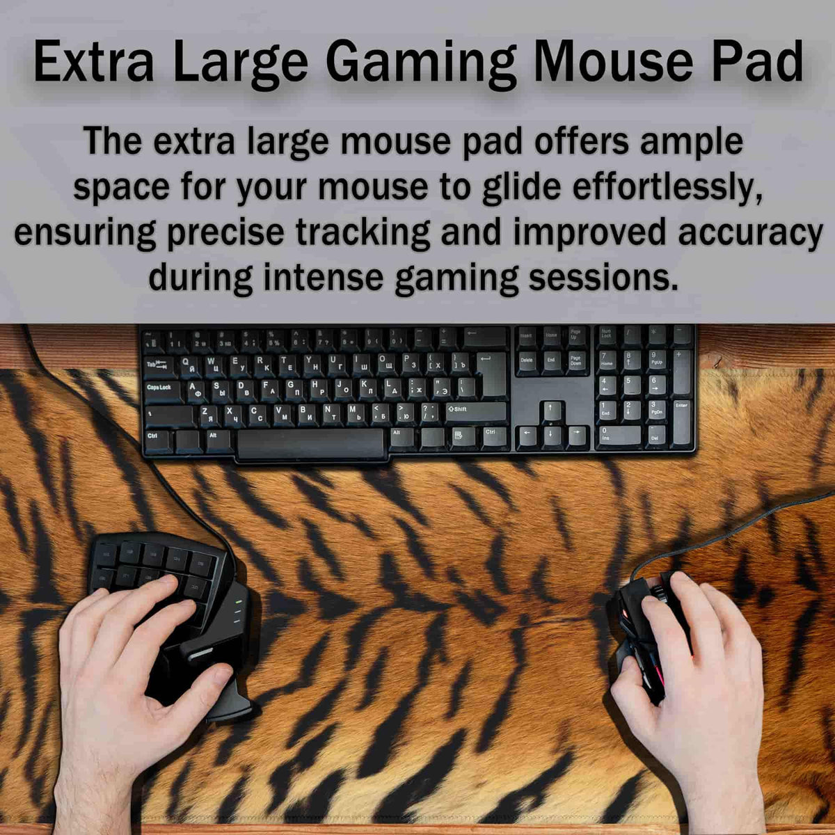 Samgula Large Mouse Pad Yellow Desk Pads Gaming Mouse Pads Keyboard Pads Extra Large Gaming Mouse