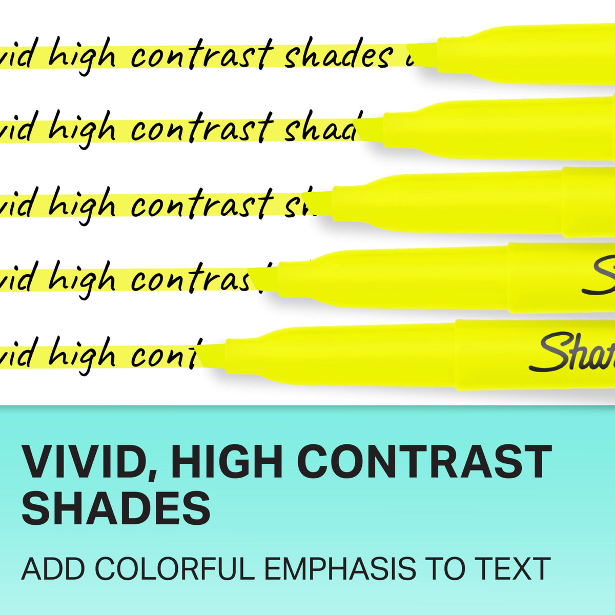 Sharpie Pocket Highlighters, Narrow Chisel Tip, 12 Assorted Fashion Colors, 36 Count - For